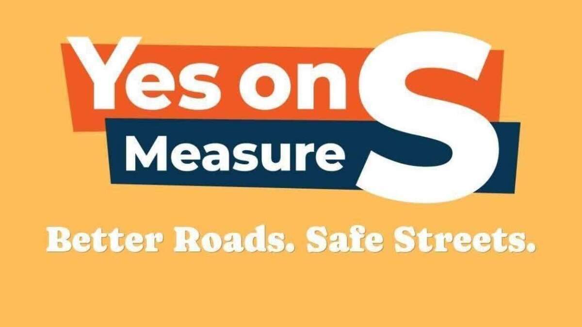 Yes on Measure S logo. Yes on Measure S logo.
